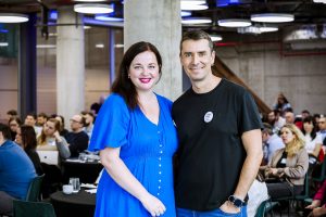 Mirka Hofmanová, Tomáš Ludvík - organizátoři konference X4B